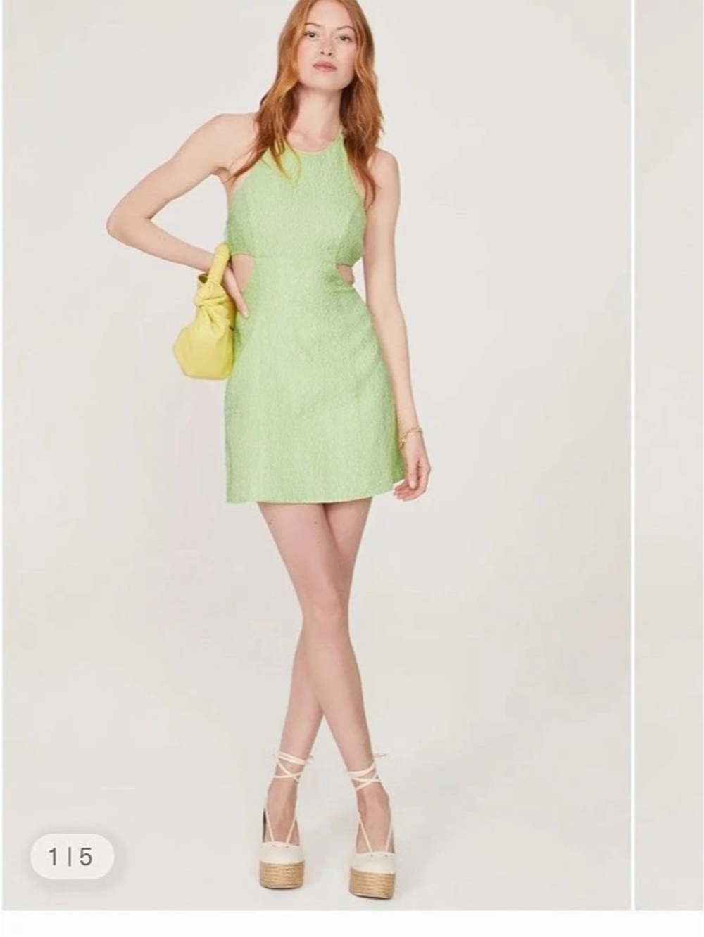 ASTR the Label Laylin Dress Mini in Green